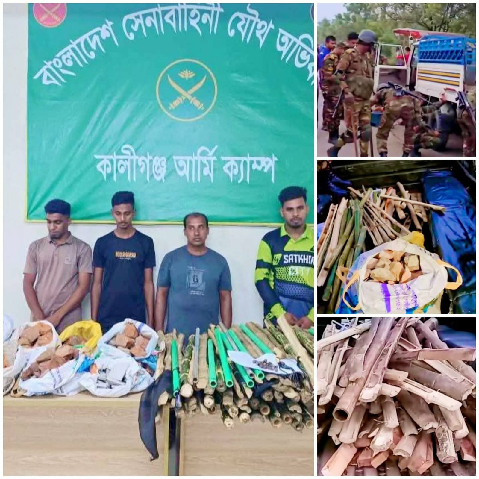 কালীগঞ্জে বিএনপির মনোনয়ন দ্বন্দ্বে উত্তেজনা: সহিংসতার সরঞ্জামসহ আটক ৪ চালক কারাগারে