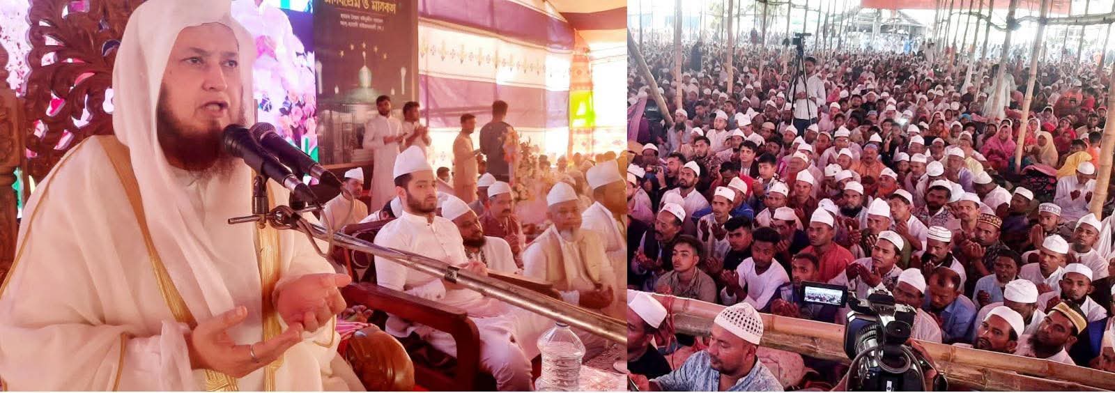১২০ তম বার্ষিক ওরশ শরীফে লাখো ভক্তের আমিন আমিন ধ্বনিতে মুখরিত মাইজভান্ডার দরবার শরীফ
